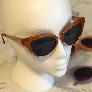 Modern cat eye sunglasses
